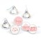 Big Dot of Happiness 10th Pink Rose Gold Birthday - Happy Birthday Party Round Candy Sticker Favors - Labels Fits Chocolate Candy (1 sheet of 108)